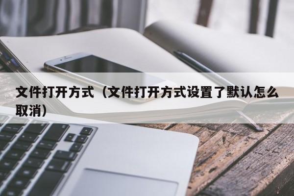 文件打开方式（文件打开方式设置了默认怎么取消）