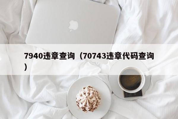 7940违章查询（70743违章代码查询）