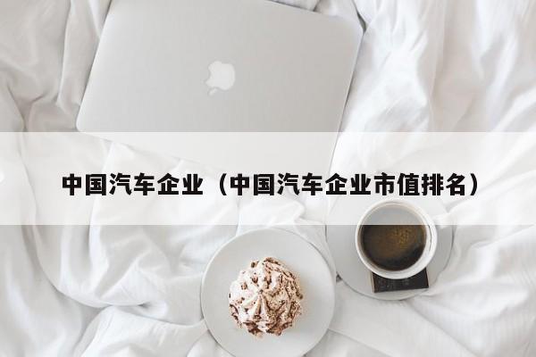 中国汽车企业（中国汽车企业市值排名）